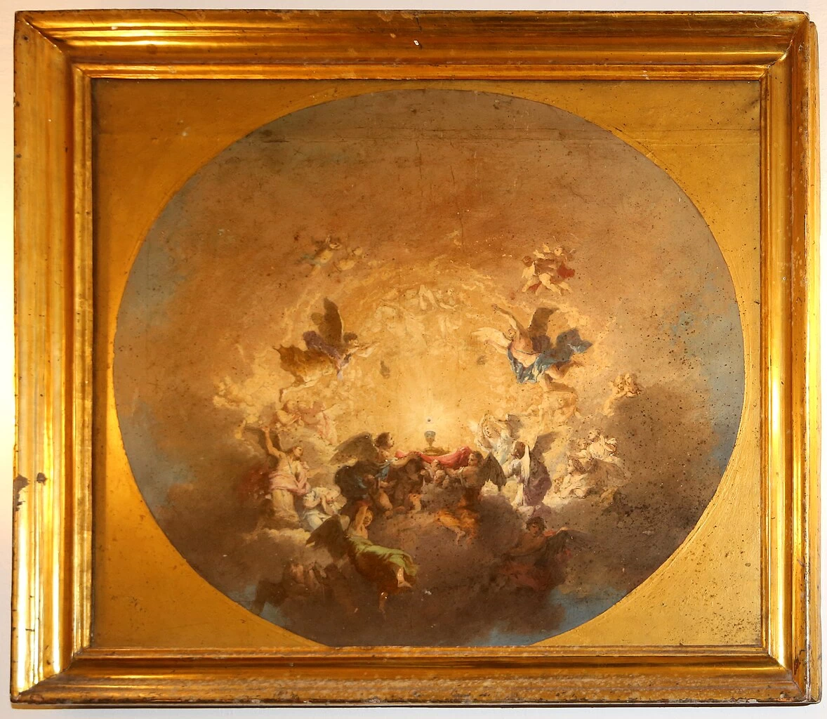 Bozzetto per il trionfo dell'eucaristia (già affrescato sulla cappella del ss. sacramento in duomo), 1791